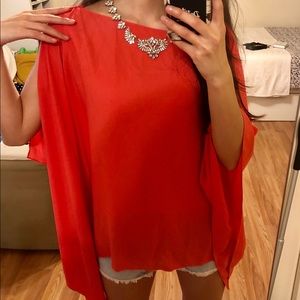 VINCE CAMUTO poncho with camisole